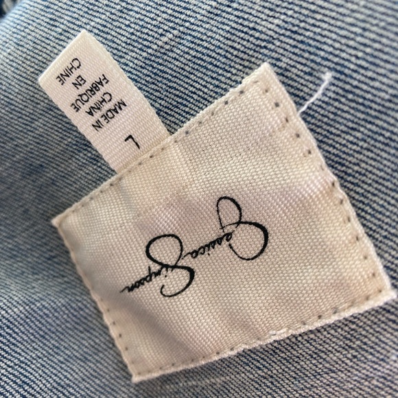 Jessica Simpson Jean vest size large